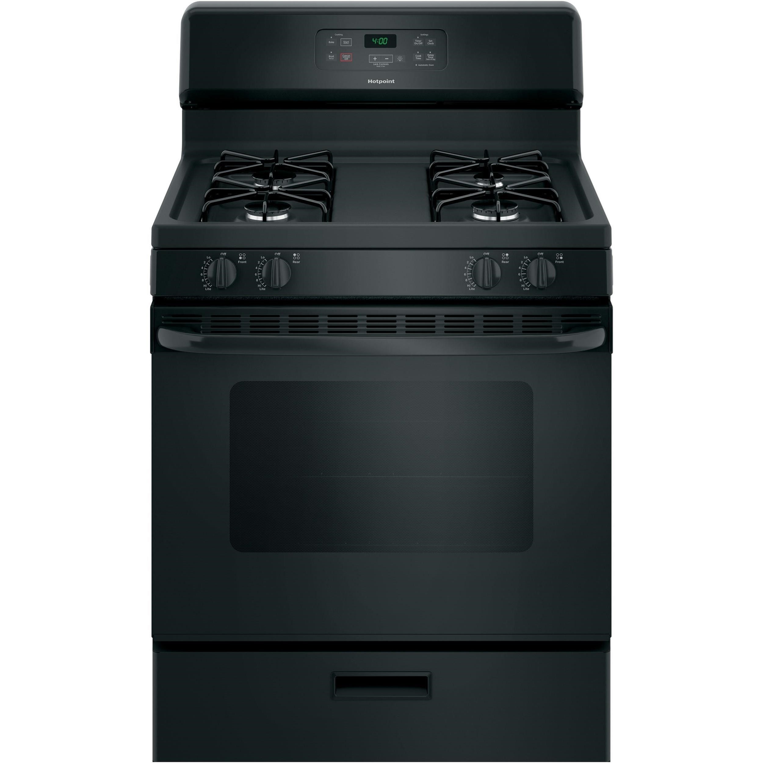 GE Appliances RGBS400DMBB Hotpoint® 30" FreeStanding Standard Clean